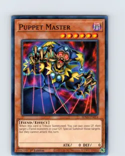 Yu-Gi-Oh TCG Puppet Master SDSA-EN014 1st Edition Regular Common Card NM - Image 1