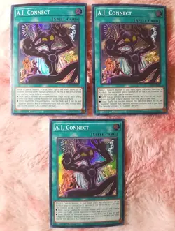 (3) A.I. Connect Yu-Gi-Oh Alliance Insight Super Rare ALIN-EN054 - Image 1
