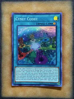 Yugioh Cynet Codec LOD2-EN003 Super Rare NM - Image 1