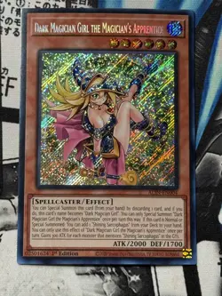 * DARK MAGICIAN GIRL THE MAGICIAN'S APPRENTICE * SECRET RARE ALIN-EN004 YUGIOH! - Image 1