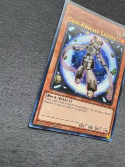 YuGiOh! Gem-Knight Lazuli BLMM - Error Misprint Name Shift 1st Edition Near Mint - Image 5