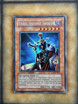 Yugioh Total Defense Shogun CT1-EN001 Secret Rare MISPRINT Limited Edition MP - Image 1