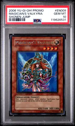 2006 YU-GI-OH! PROMO SHONEN JUMP #EN009 MAGICIAN'S VALKYRIA PSA 10 - Image 1