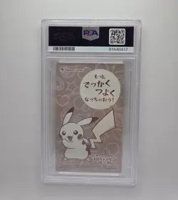 PSA 9 Poncho-Wearing Pikachu Business Card M Charizard X Mega Charizard Pokemon - Image 2