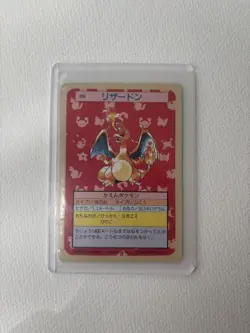 Charizard Topsun 006 Japanese Pokemon Card 1995 Green Back Vintage - Image 2