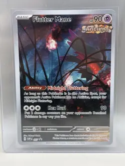 Flutter Mane Pokemon Card Full Art Illustration Promo 097 Black Star - Image 1