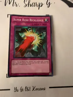 SUPER RUSH RECKLESSLY - DREV-EN089 ENGLISH Yu-Gi-OH! CARD SUPER RARE HOLO KONAMI - Image 2