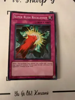 SUPER RUSH RECKLESSLY - DREV-EN089 ENGLISH Yu-Gi-OH! CARD SUPER RARE HOLO KONAMI - Image 3