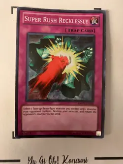 SUPER RUSH RECKLESSLY - DREV-EN089 ENGLISH Yu-Gi-OH! CARD SUPER RARE HOLO KONAMI - Image 4