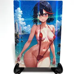 Kill la Kill Ryuko Matoi Sexy Hot Anime Waifu Girl Lewd Goddess Story Art Card - Image 1