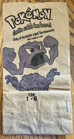 1999 Burger King Pokemon 23K Gold Plated Promo Cards Set Of 6. NIB w/rare Bag! - Image 2