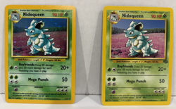 SET of 2 1999 Jungle Pokemon Cards: NIDOQUEEN #7/64 **HOLO** & NIDOQUEEN #23/64 - Image 1