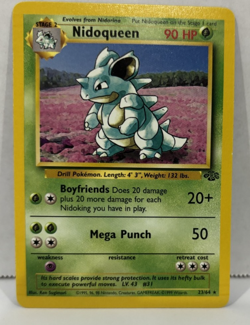 SET of 2 1999 Jungle Pokemon Cards: NIDOQUEEN #7/64 **HOLO** & NIDOQUEEN #23/64 - Image 5