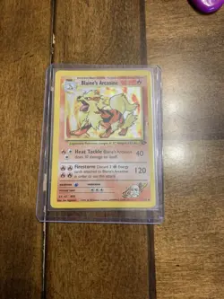 Blaine’s Arcanine Holo 1/132 Pokemon Card - Image 1