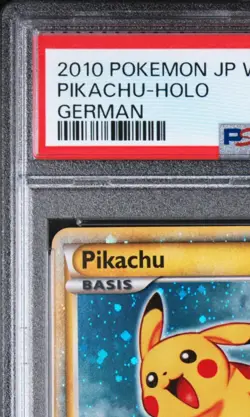 Pokemon Pikachu World Collection Germany 2010 PSA 9 Japanese graded Card MINT - Image 3