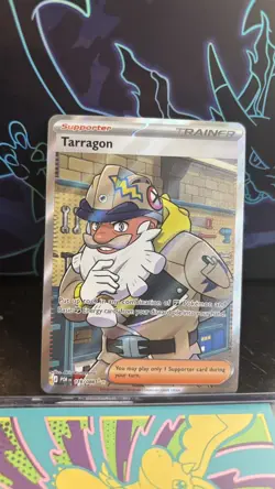 Tarragon Full Art Trainer - 116/088 Perfect Order Pokemon Card TCG NM - Image 1