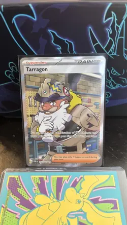 Tarragon Full Art Trainer - 116/088 Perfect Order Pokemon Card TCG NM - Image 4