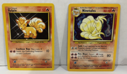 SET of 2 Pokemon 1999 Base Set: VULPIX #68 & NINETALES(Holographic) #12 Cards - Image 2