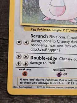 Pokemon Card - Chansey Base Set 2 3/130 Holo Rare - Image 2