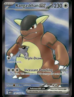 Pokemon Cards Kangaskhan ex 190/165 151 Ultra Rare NM - Image 1