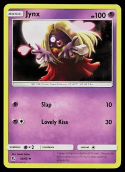 Pokemon Card Hidden Fates Jynx 30/68 Uncommon - Image 1