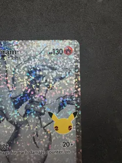 Pokemon TCG Reshiram Full Art Holo Card 113/114 Celebrations Classic Collection - Image 3