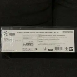 Gundam Card Game TCG FIRST COMBAT Accessory and Card Set 01 [EVX-01] Bandai Fest - Image 3