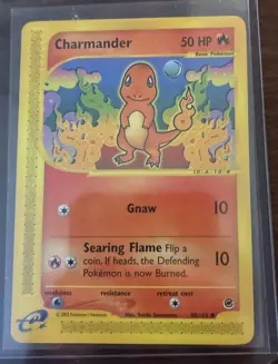 Pokemon Charmander 98/165 Expedition Base Set Card LP - Image 1