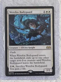 MTG Werefox Bodyguard - Wilds of Eldraine (WOE) #39 Magic Card Rare NM - Image 4