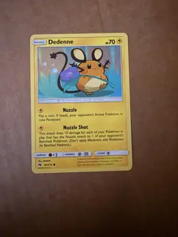 Dedenne Pokemon Card Lot (6) – Reverse Holo, Full Art 093/088 – NM - Image 2