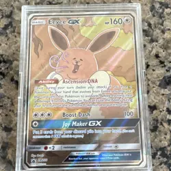 Pokemon Eevee GX SM233 Promo Holo GX Basic 160 HP Card SM Q-Rais - Image 1