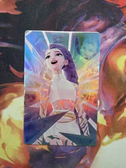 McDonalds KPOP DEMON HUNTERS Rumi Huntrix Rare Holographic Card Limited Edition - Image 1