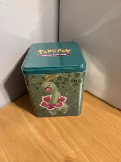 Pokemon Trading Card Tin With Cards/coin New - Image 1