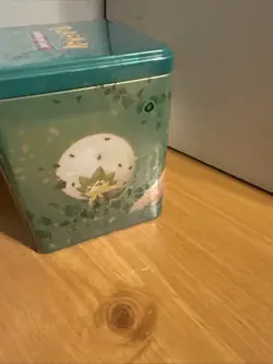 Pokemon Trading Card Tin With Cards/coin New - Image 4