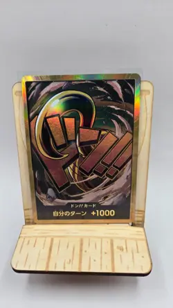 DON !! Card (Crocodile) Gold Frame ONE PIECE Card The Best PRB01 Japanese TCG NM - Image 1