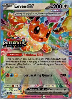 Eevee ex - (Prismatic Evolutions Stamp) Holo Promo Miscellaneous Cards & Produc - Image 1