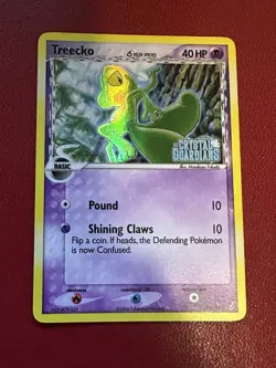 Pokemon Treecko Crystal Guardians 68/100 Reverse Holo Stamped Card - Image 1