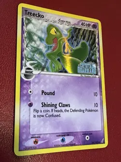 Pokemon Treecko Crystal Guardians 68/100 Reverse Holo Stamped Card - Image 2