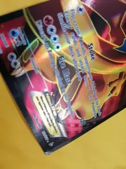 2014 POKEMON CARD TCG XY 100/106 FLASHFIRE FULL ART CHARIZARD EX HP-DMG - Image 2