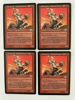 MTG 4X PLANESHIFT TAHNGARTH TALRUUM HERO NM MAGIC THE GATHERING RARE RED CARD - Image 1