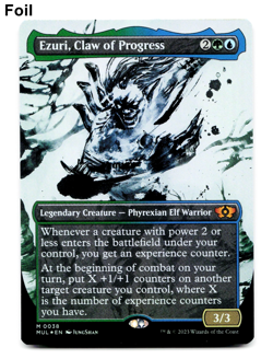 Ezuri, Claw of Progress (Showcase) - FOIL - [Phyrexia: All Will Be One] MTG 🌳💧 - Image 1