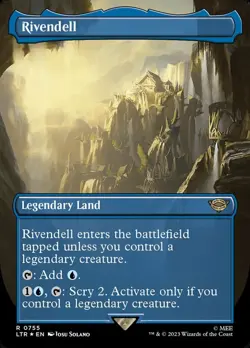 MTG Rivendell - Surge Foil - Borderless, NM-Mint, English Universes Beyond: LOTR - Image 1