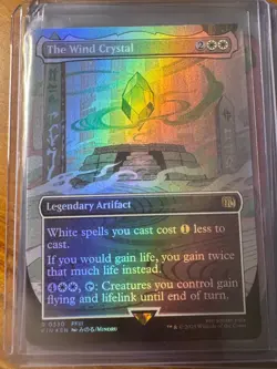 The Wind Crystal (Borderless) Final Fantasy Foil - Image 1