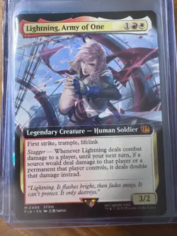 Lightning, Army of One (Extended Art) Final Fantasy Regular - Image 1