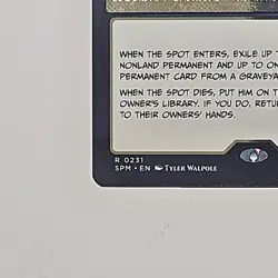 The Spot, Living Portal (Borderless) 0231 - SPM: Marvel's Spider-Man - MTG - Image 4