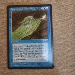 magic The Gathering Mtg alliances 1996 blue rare diminishing returns - Image 1