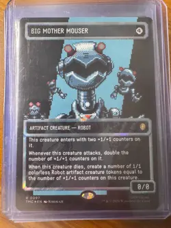 Big Mother Mouser (Borderless) (Surge Foil) Commander: Teenage Mutant Ninja... - Image 1