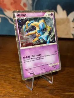 Pokemon 2011 Call of Legends Deoxys SL1 Shiny Holo Card Near Mint Condition - Image 3