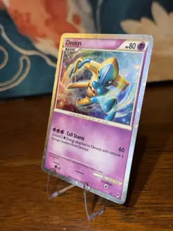 Pokemon 2011 Call of Legends Deoxys SL1 Shiny Holo Card Near Mint Condition - Image 4