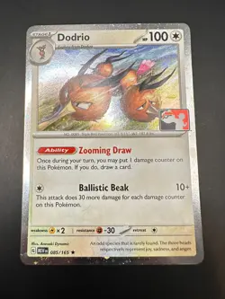 Pokemon TCG - S&V 151 - 085/165 Dodrio - Prize Pack Play Stamped Promo - Image 1